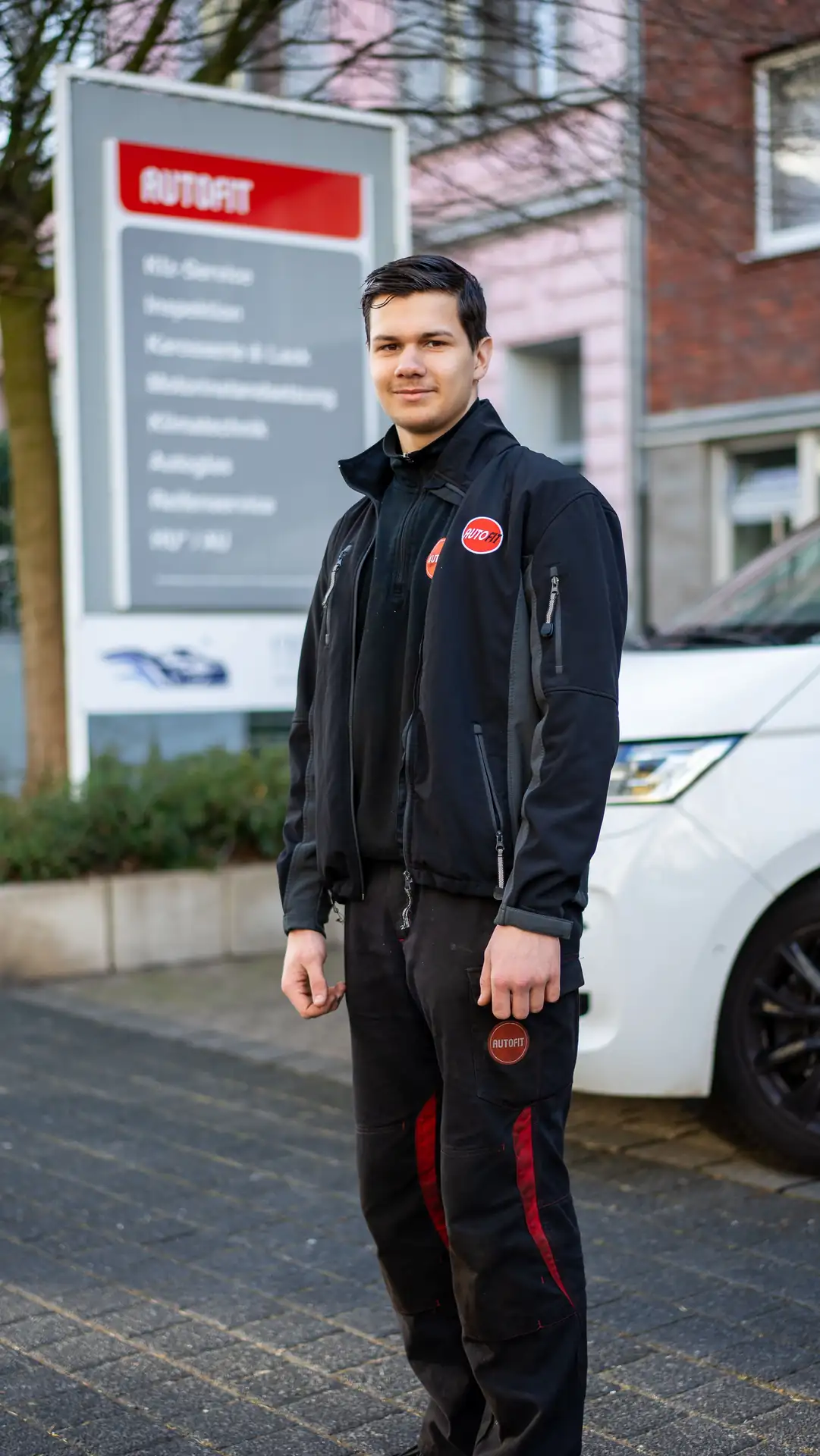 Matz Salewiski, Auszubildender bei Autocentrum Ehreke